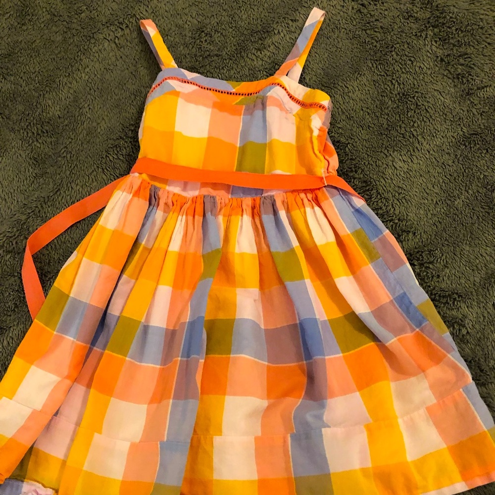 6/6X plaid sundress